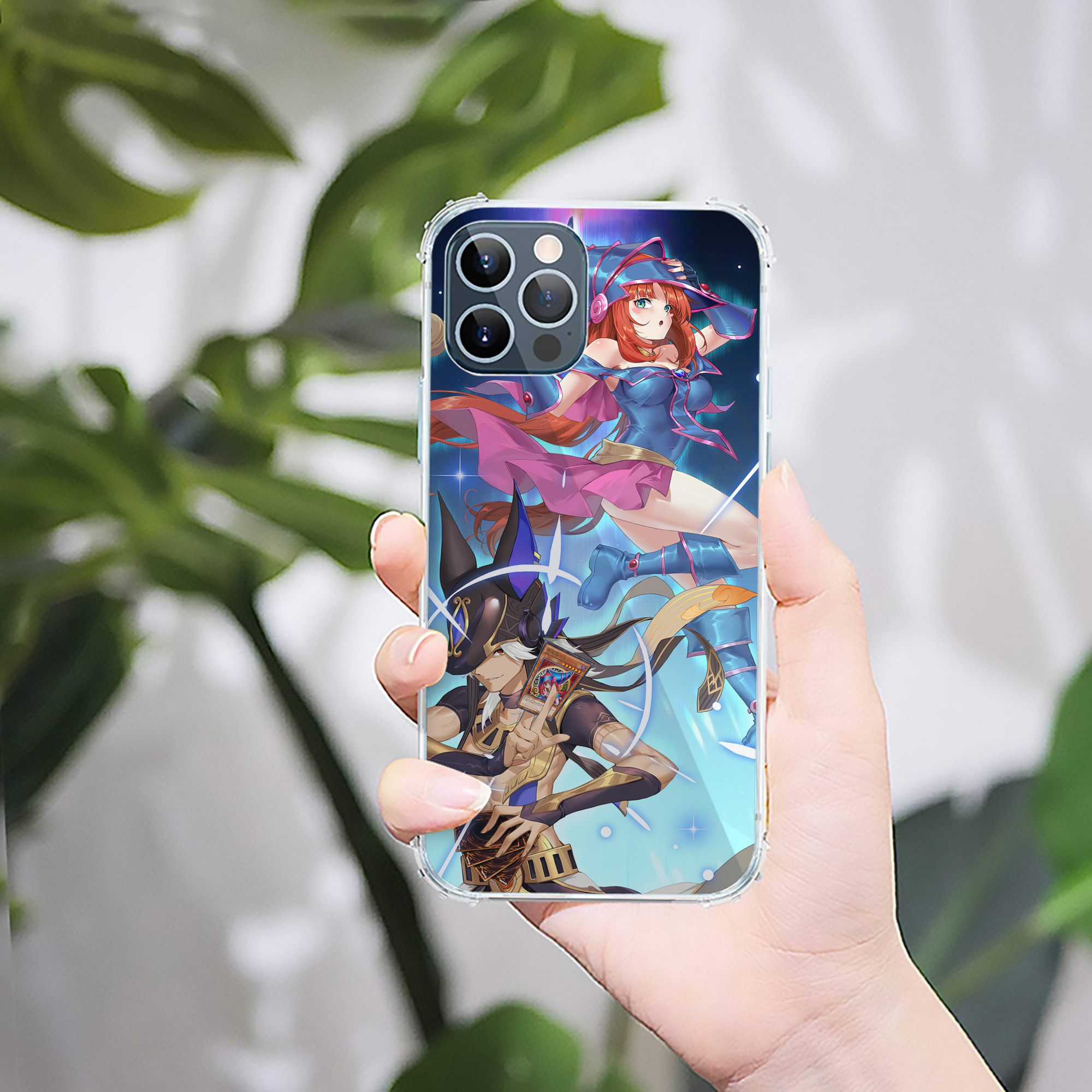 （画像用） 遊☆戯☆王 Yu-Gi-Oh! 【iPhone 12シリーズ対応】透明スマホケース（クリアソフトケース）